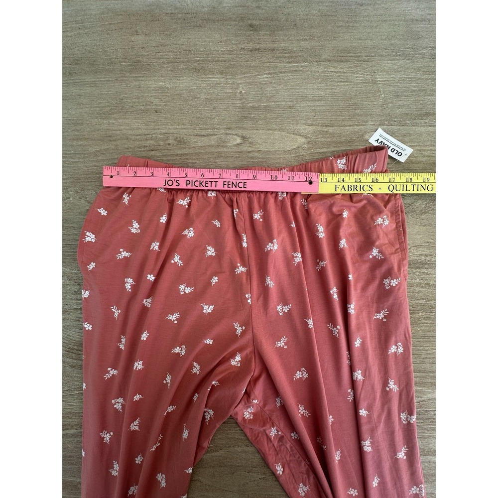 High-Waisted Sunday Sleep Ultra-Soft Jogger Pajama Pants Size L - Picture 6 of 8